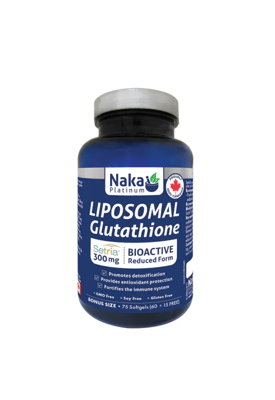Platinum Liposomal Glutathione 300mg - 75 softgels
